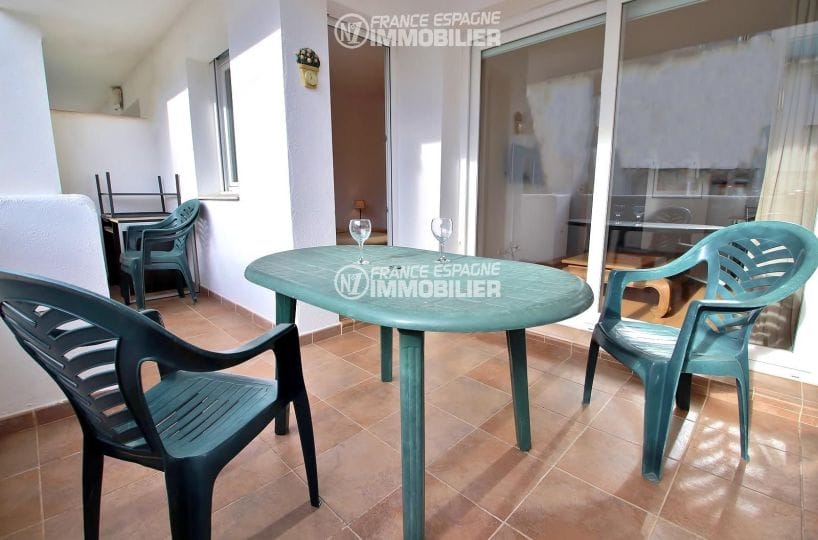 appartement santa margarida en vente, belle terrasse 10 m²