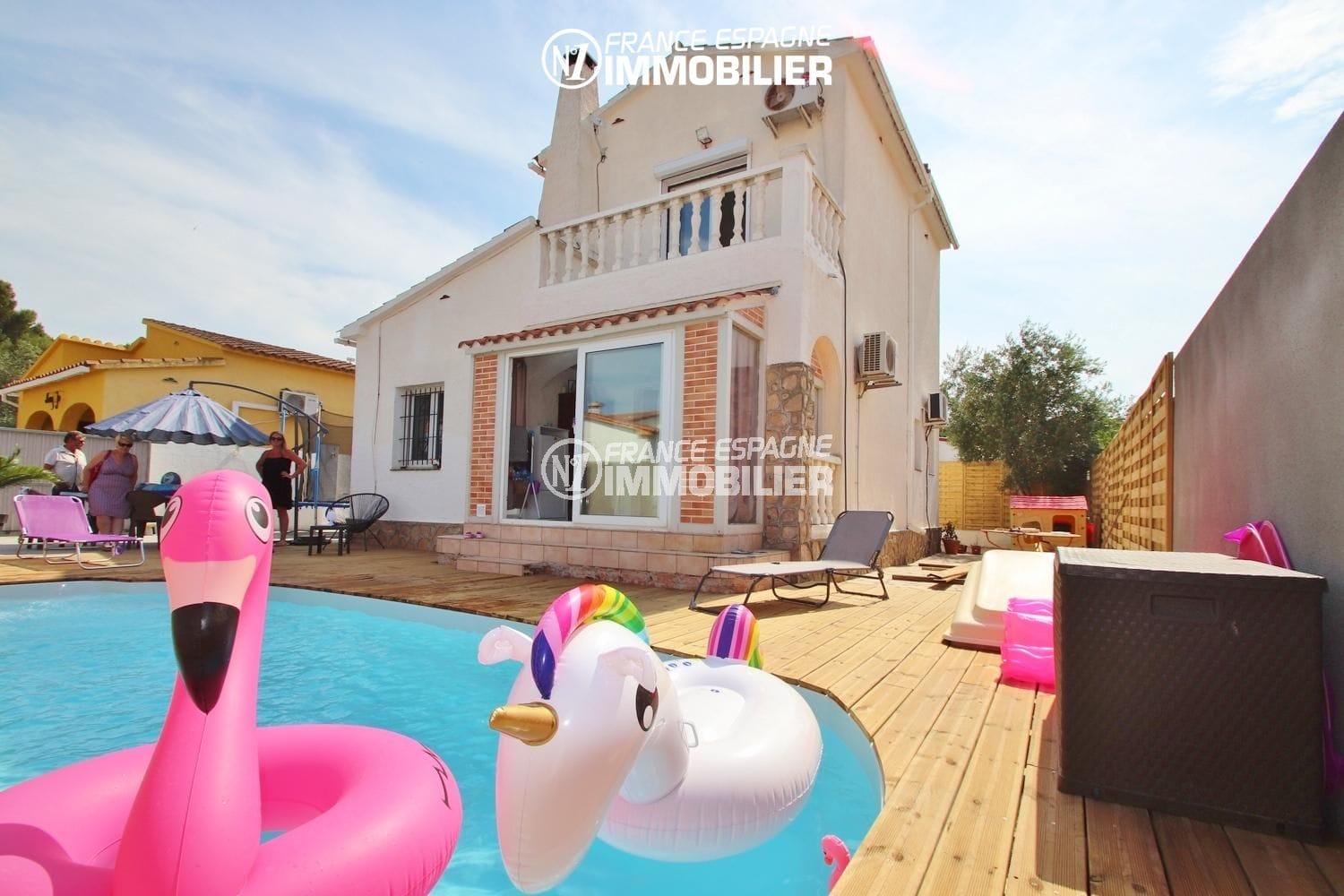 maison a vendre costa brava, 150 m² proche plage, jardin & piscine