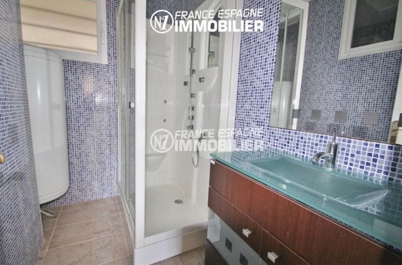 agence immobilière rosas: ref.2830, salle d'eau avec cabine douche balneo et vasque