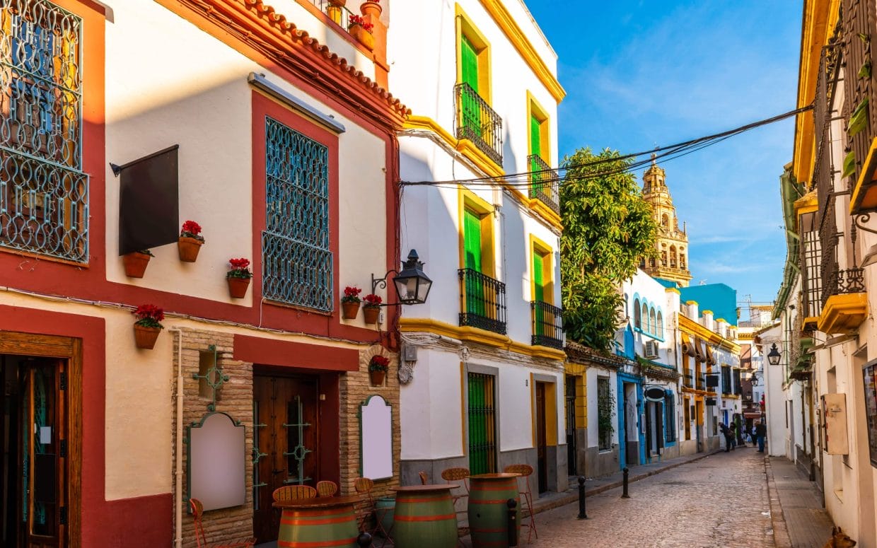 photo de maisons typiques espagnoles