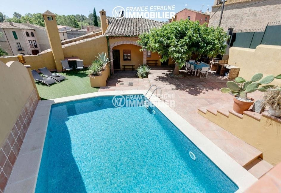 maison a vendre espagne, ref.3306, piscine avec coin détente et terrasse barbecue