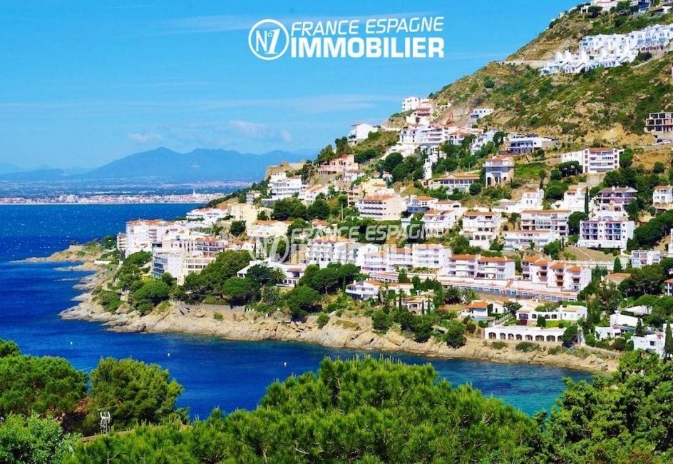 agence immobilière rosas: villa ref.1031, magnifique vue de la côte depuis la terrasse