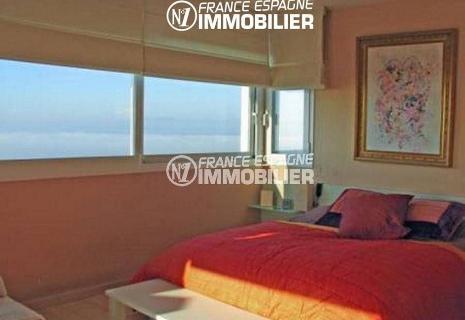 n1immobilier: villa ref.2058, première suite parentale avec lit double vue mer