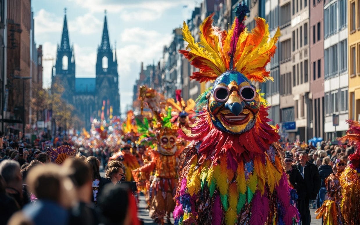 image du carnaval en espagne sur la costa brava