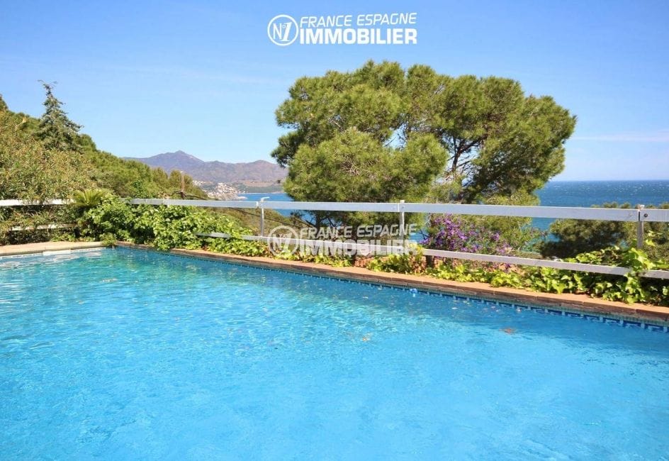 maison costa brava, ref.3399, magnifique paysage depuis la piscine