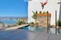 immo costa brava: villa ref.3433, vue mer et piscine avec cascade depuis la terrasse