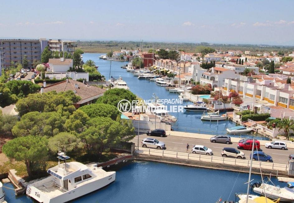 santa margarita: appartement ref.3482, vue panoramique sur le canal depuis la terrasse