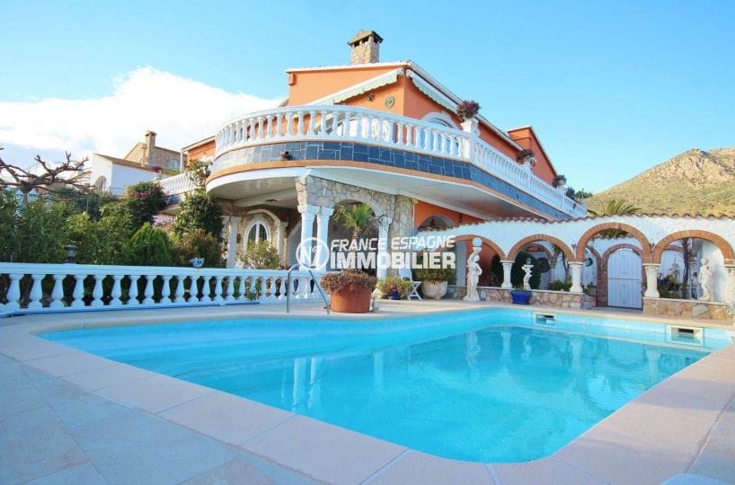 immobilier costa brava: villa ref.3616, avec appartement indépendant, piscine, parking cour