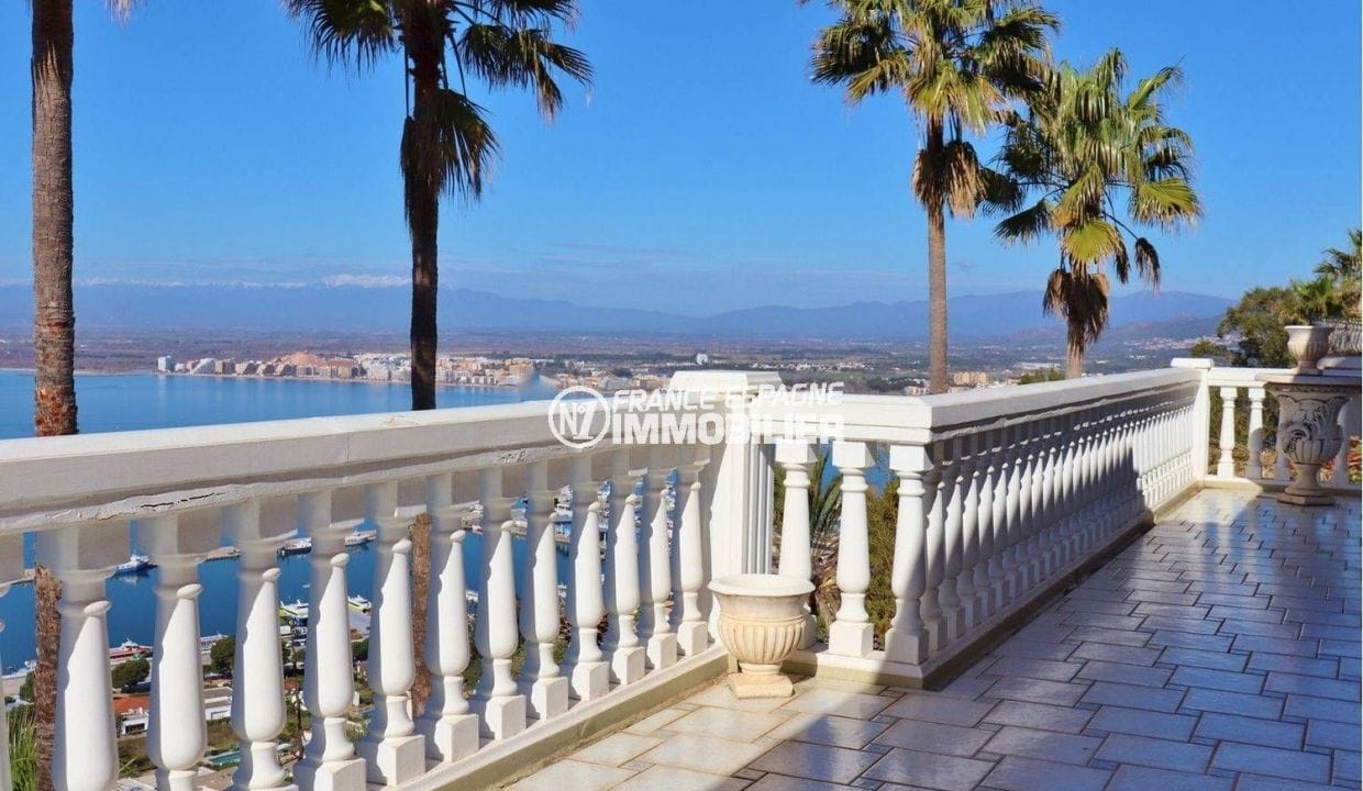 sales rosas spain: villa ref.3614, view of the bay and the mountains