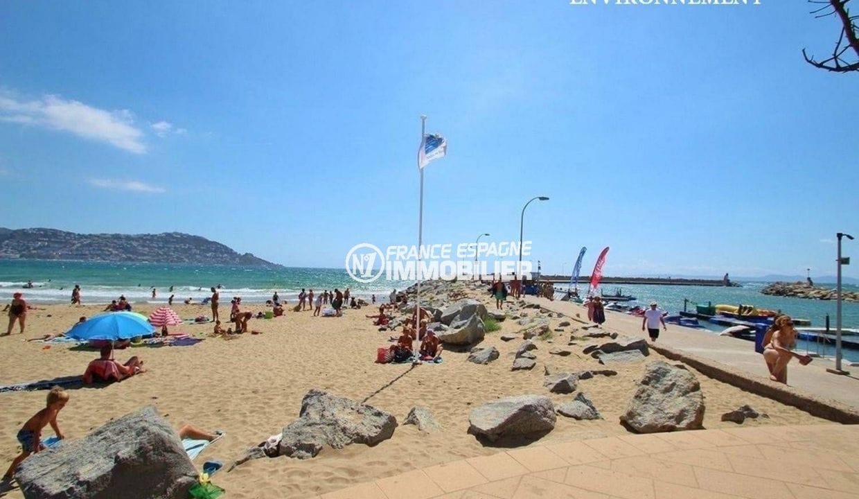 Immo Costa Brava: Vila ref.3607, visió general del moll i la platja circumdant
