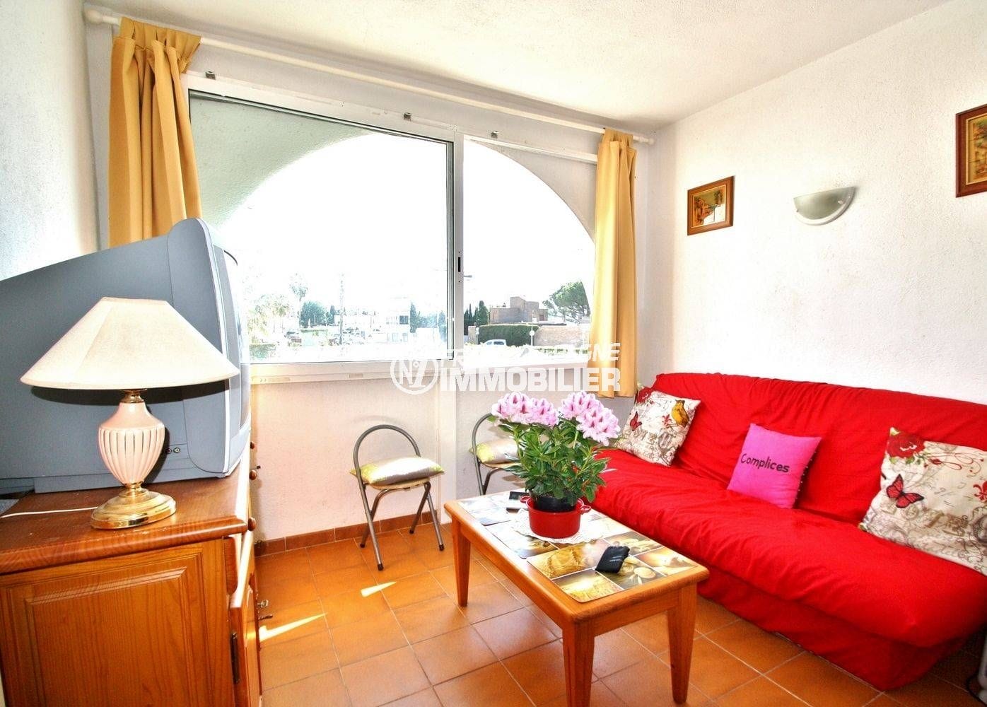 agence immobiliere rosas santa margarita vend appartement avec terrasse vue canal