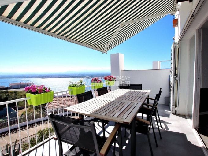 house for sale rosas - villa 92 m² terrace sea view