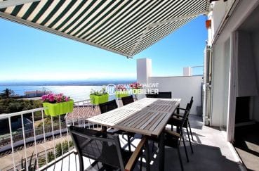 maison a vendre rosas - villa 92 m² terrasse vue mer