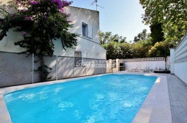 immobilier costa brava: villa à vendre 3 chambres 88 m² avec piscine et barbecue