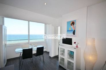 immobilier ampuriabrava: studio ref.3772, belle vue mer, proche plage