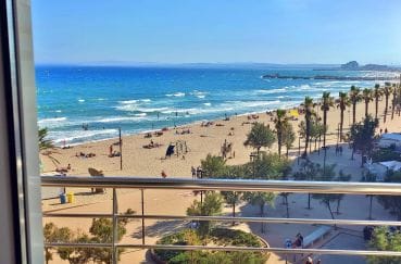 appartement santa margarida, ref.3839, terrasse vue mer, parking, plage et commerces à 50 m