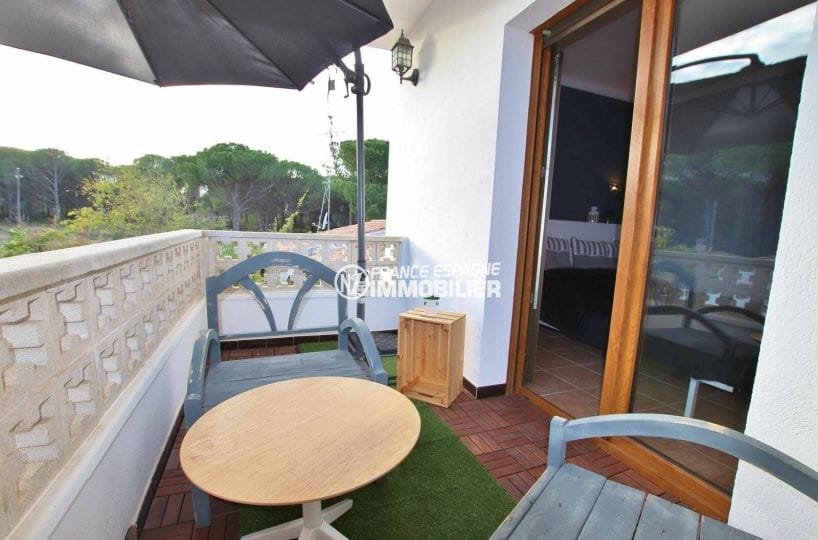 la costa brava: villa ref.3818, balcon privé avec accès à la chambre