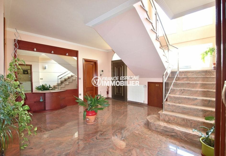 ventes immobilieres rosas espagne: villa 358 m², hall d'entrée avec escalier