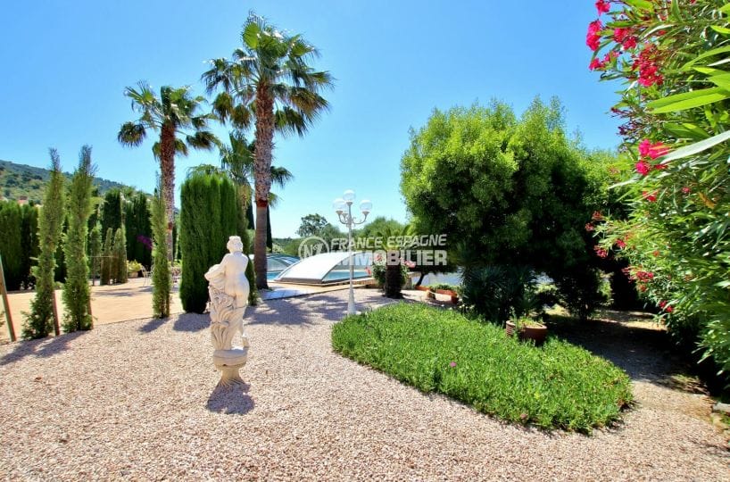 costa brava house: villa ref.3930, jardin 1364 m² arboré avec pisicne couverte et chauffée