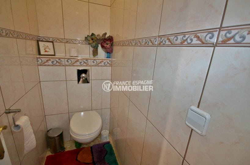 vente immobilière costa brava: villa 171 m², toilettes indépendantes