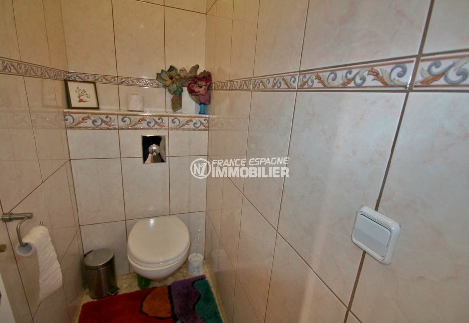 vente immobilière costa brava: villa 171 m², toilettes indépendantes