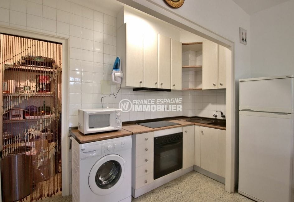 achat appartement santa margarita rosas: appartement 50 m², cuisine équipée + arrière cuisine rangements