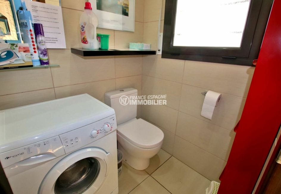 achat maison espagne costa brava, 171 m², wc indépendant avec arrivée d'eau pour lave linge