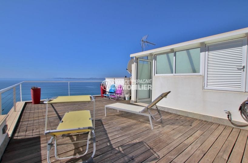 vente maison rosas espagne, 255 m² avec terrasse solarium de 29 m², vue mer
