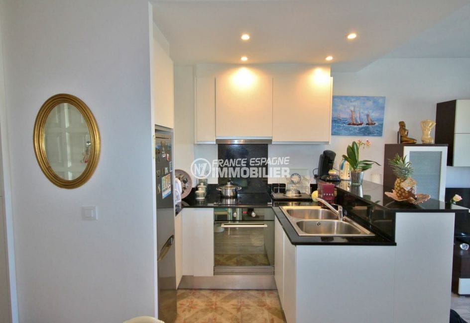 vente appartement empuriabrava, 2 pièces 56 m² rénové avec cuisine aménagée et équipée