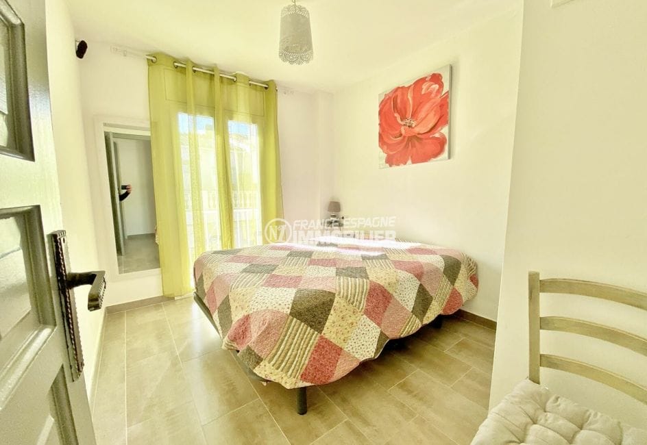maison à vendre empuriabrava, 3pièces 48 m², 1° chambre à coucher, lit double, climatisation