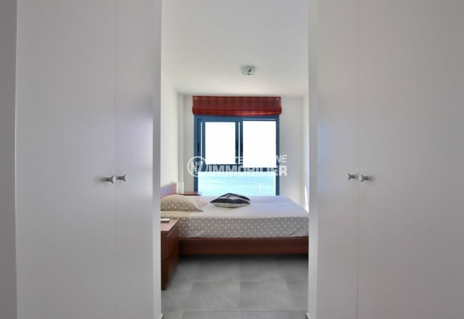 achat immobilier roses espagne: villa 255 m², chambre à coucher avec vue sur la mer
