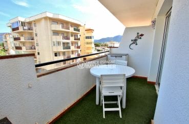 vente appartement rosas, 2 pièces 40 m² avec terrasse, parking privé, plage à 200 m