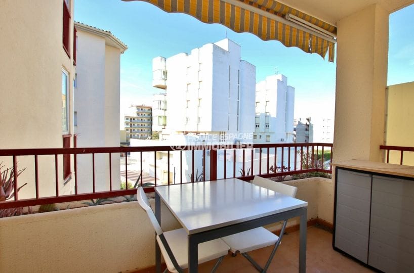 immobilier santa margarita: studio 27 m², terrasse couverte avec auvent pour le soleil