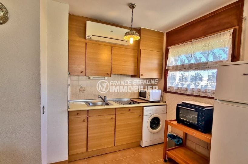 acheter appartement costa brava, 2 pièces 51 m², cuisine équipée de plaques, four, hotte