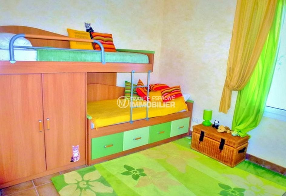 maison a vendre espagne bord de mer, 213 m², 3° chambre à coucher, lits superposés