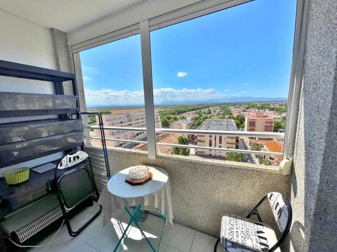 Apartament Empuriabrava: Estudi 24 m² amb terrassa veranda vista oberta