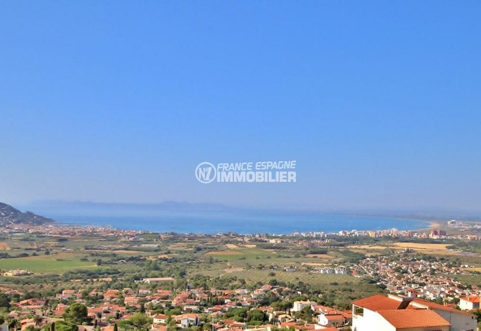 immobilier costa brava vue mer: villa 250 m² 5 chambres, vue imprenable sur la mer