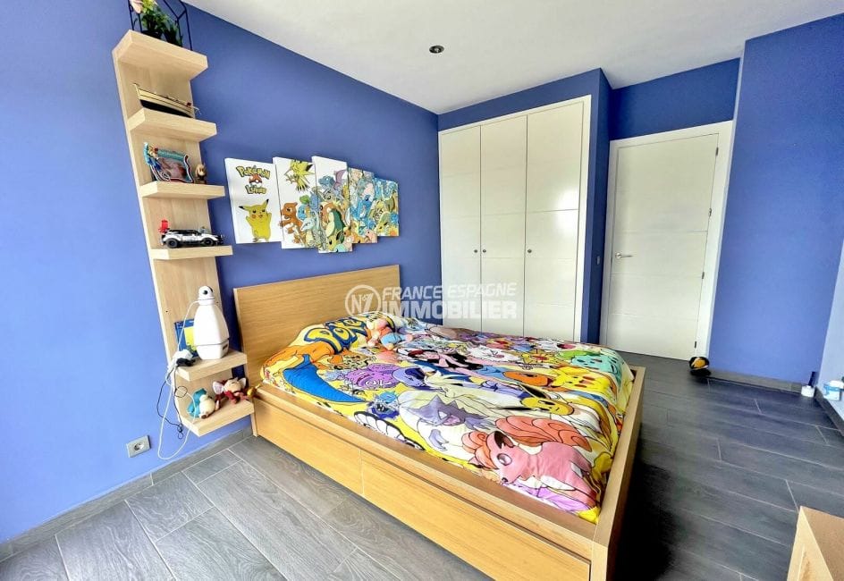 vente immobilière espagne costa brava: villa 215 m², 3° chambre enfant double, armoire encastrée