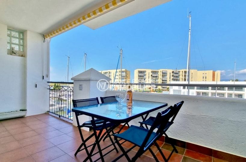 vente appartement rosas, 2 pièces 48 m² vaec terrasse 12 m² vue marina