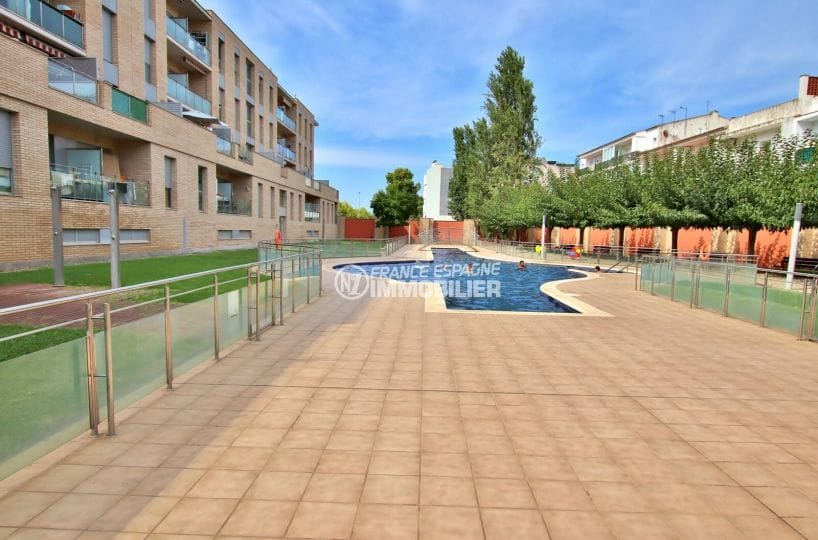 appartement empuriabrava à vendre, 2 chambres 71 m², piscine en commun