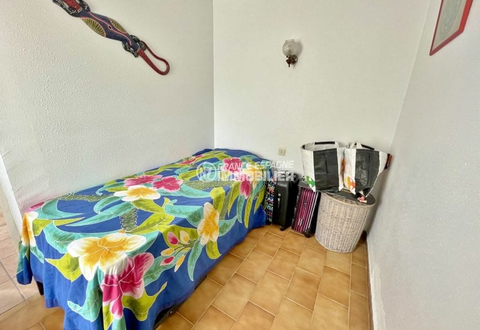 vente empuriabrava: villa 3 chambres 46 m², 3° chambre à coucher, lit simple