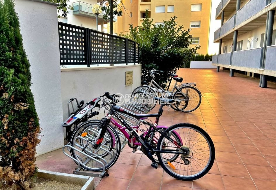 appartement rosas à vendre, 2 chambres 54 m², résidence avec parking à vélos
