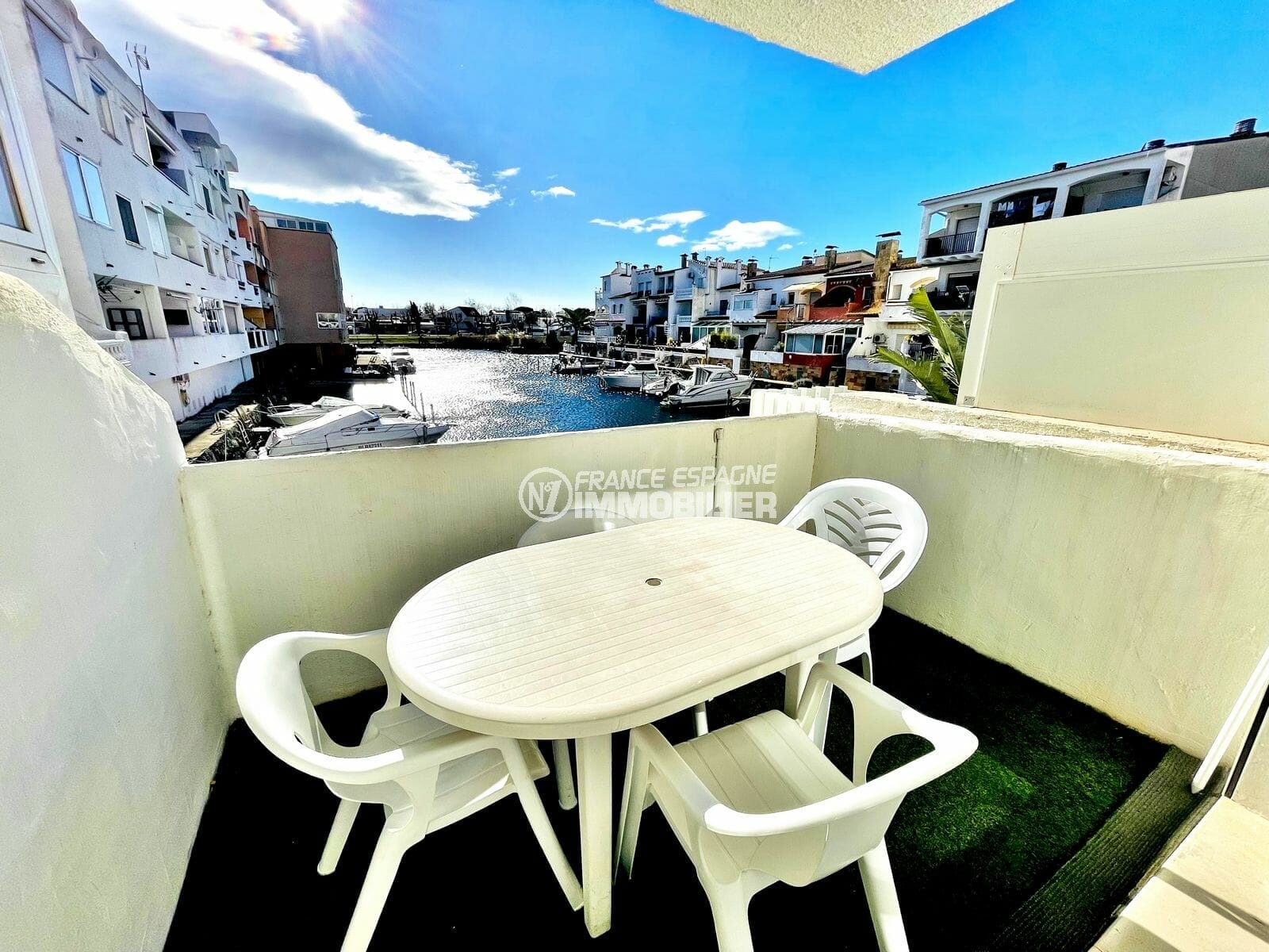 appartement a vendre empuriabrava, 2 pièces 51 m2, terrasse vue marina