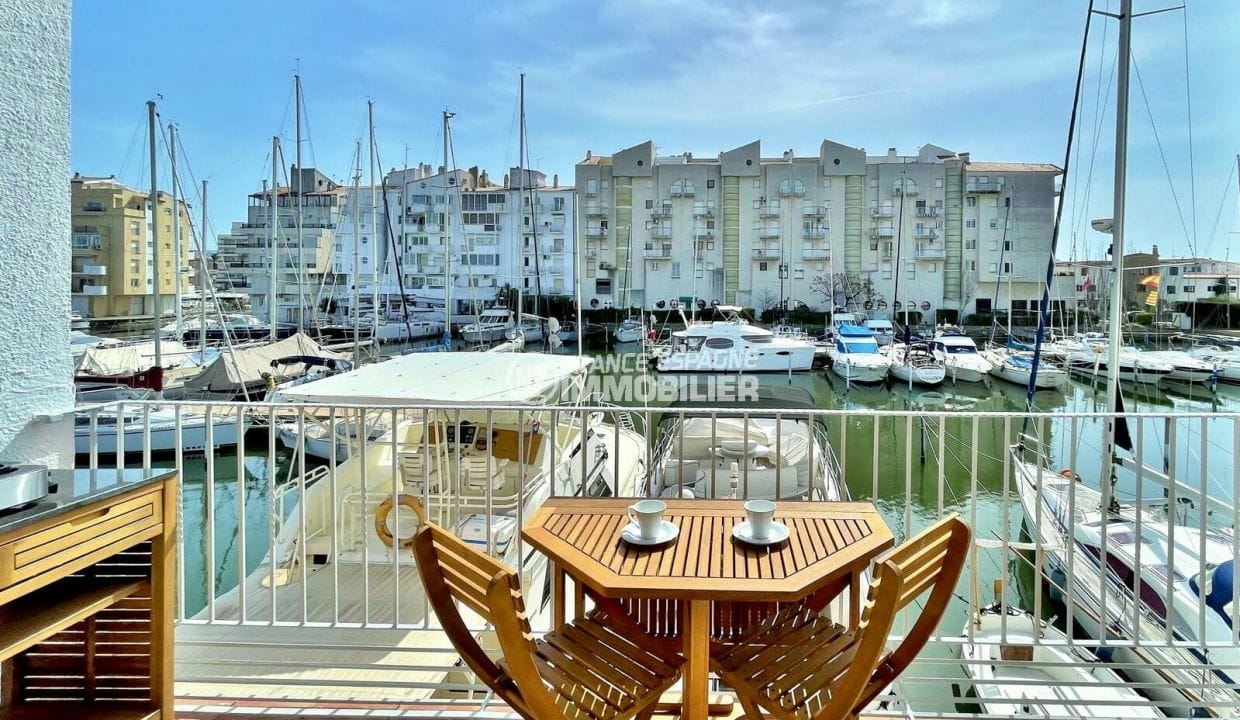maison a vendre espagne catalogne, 2 chambres 77 m², terrasse vue marina