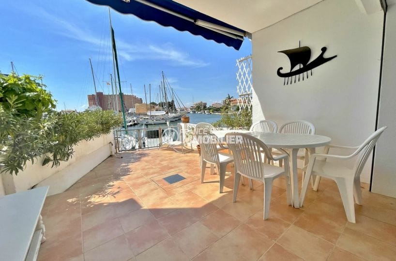 achat maison rosas espagne, 3 chambres 112 m², terrasse vue marina