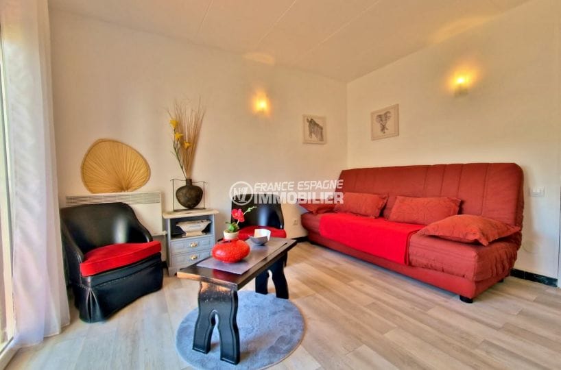 appartement a vendre a rosas, 1 pièce 24 m², salon/séjour, parquet au sol