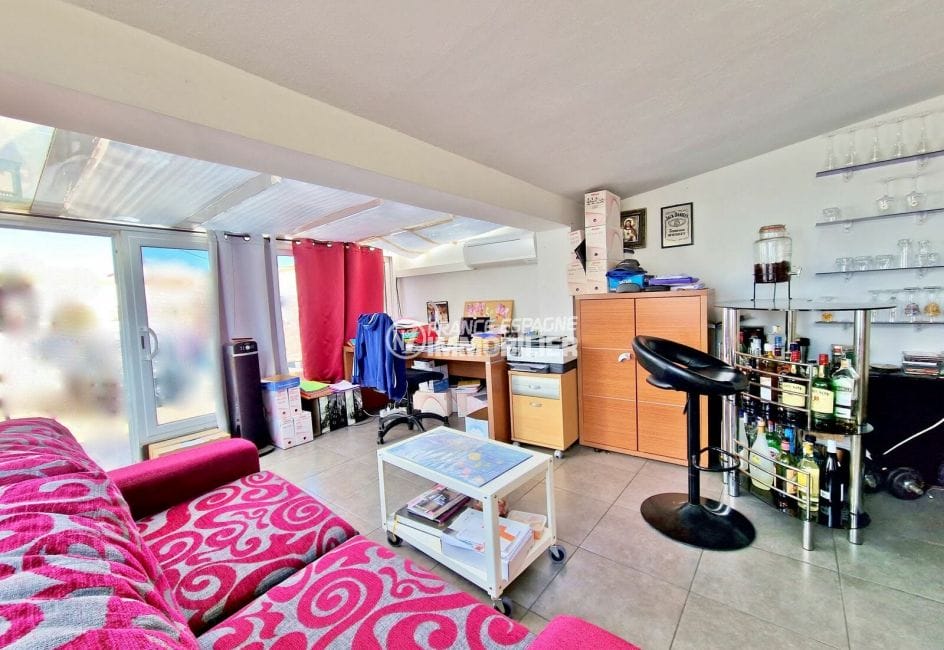 vente villa rosas, 3 chambres 188 m², terrasse véranda climatisée