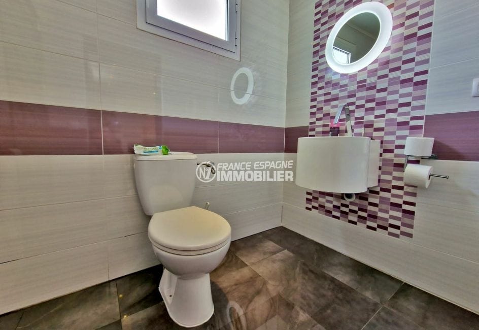 achat maison roses, 3 chambres 188 m², wc indépendant avec lavabo