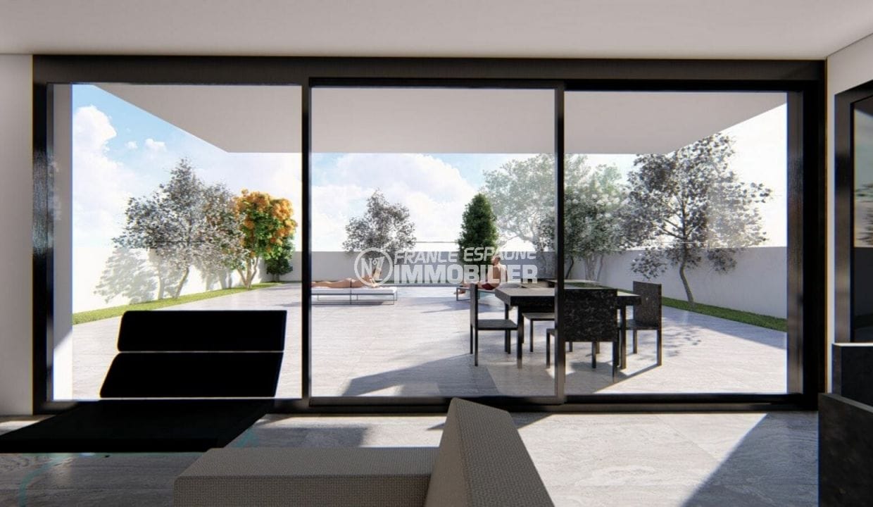 maison a vendre espagne, 4 pièces 177 m², baie vitrée donnat terrasse et piscine