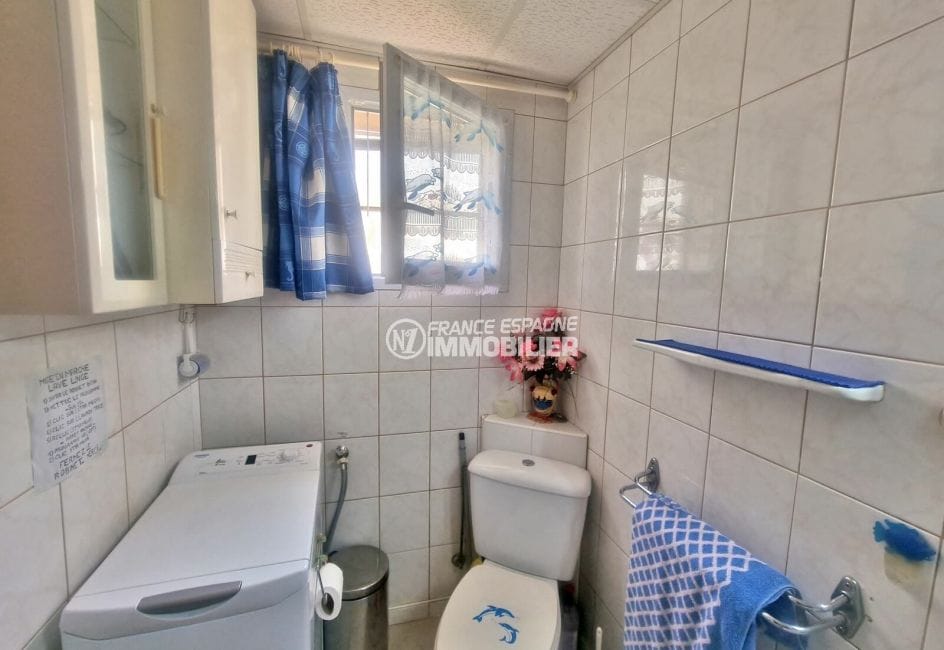 appartement à vendre à rosas, 1 pièce 37 m², salle de bain avec wc et machine à laver